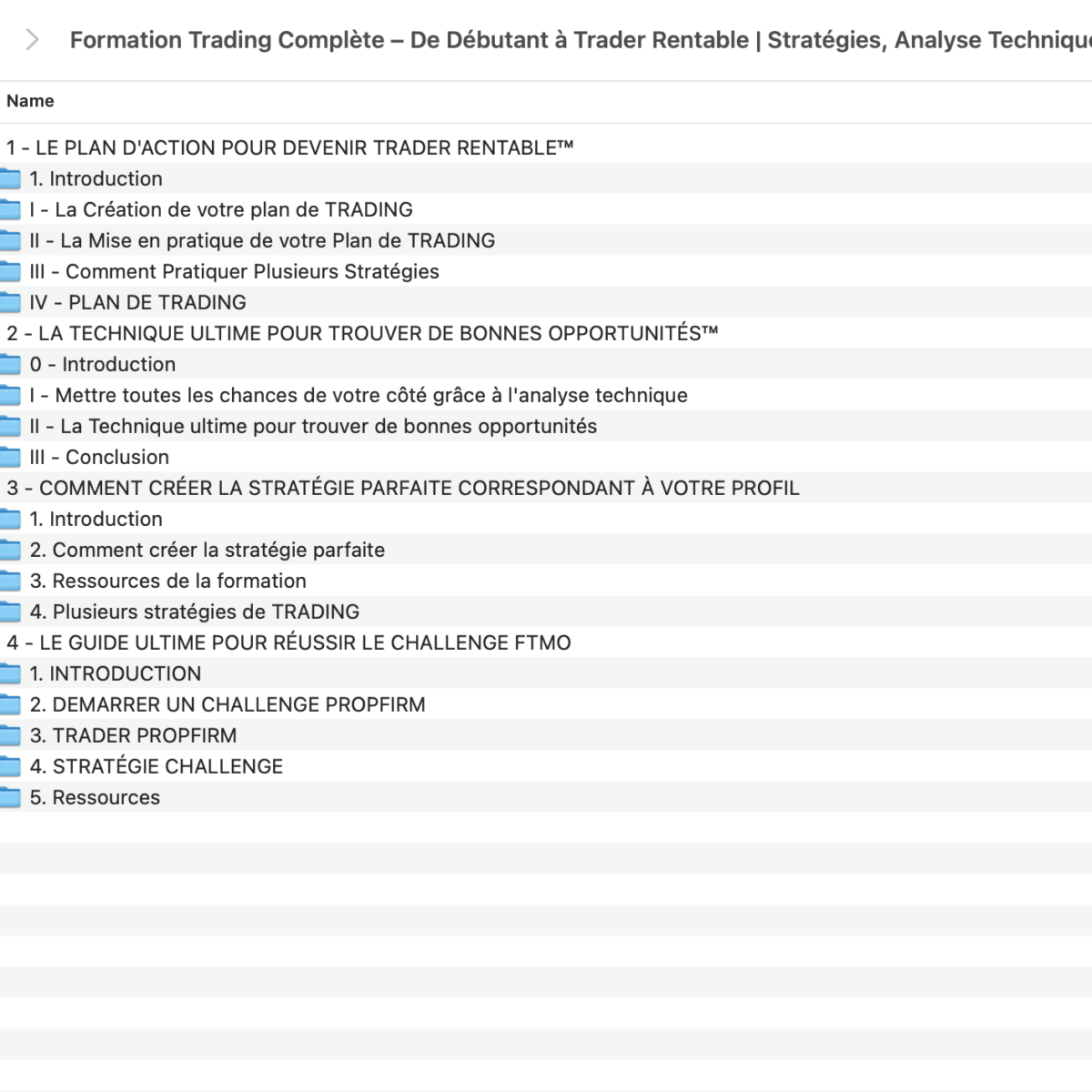 Formation complète en trading – De débutant à trader rentable | Stratégies, Analyse Technique & FTMO.